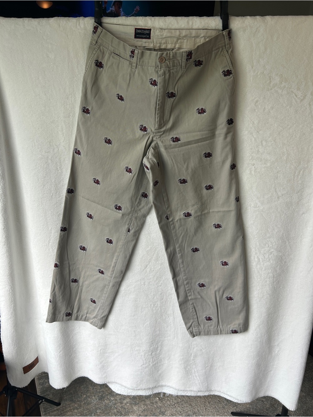 Penningtons Beige Chinos with Gamecocks